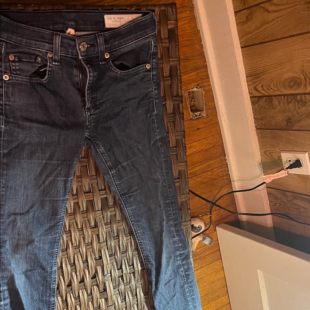 Rag & Bone Dark Blue Skinny Jeans